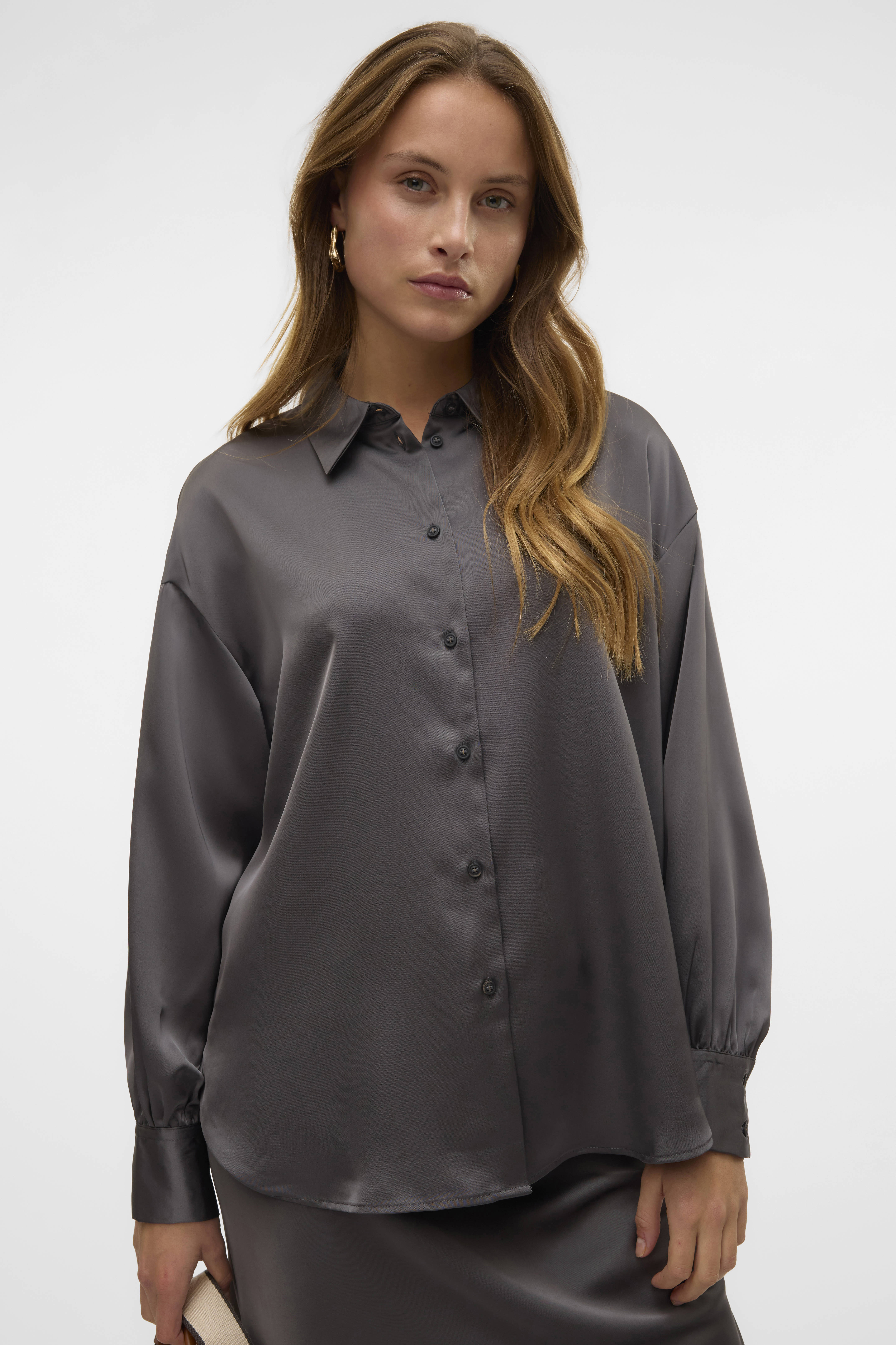 VERO MODA blouse grijs
