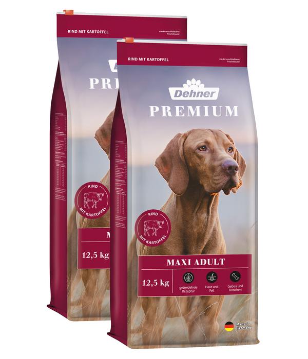 Dehner Premium Trockenfutter für Hunde Maxi