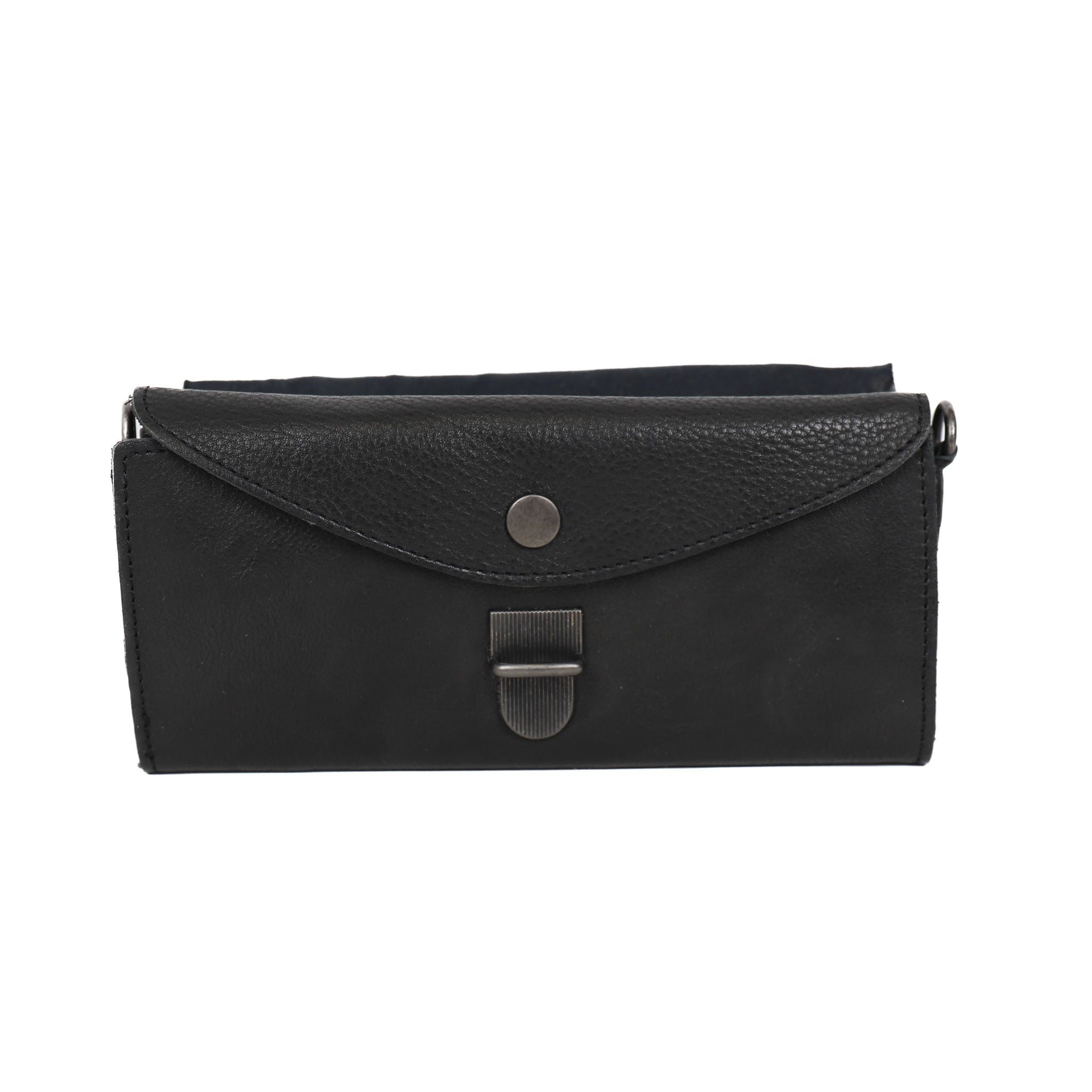 Clutch/enveloptasje 'Pascalle' zwart BLACK