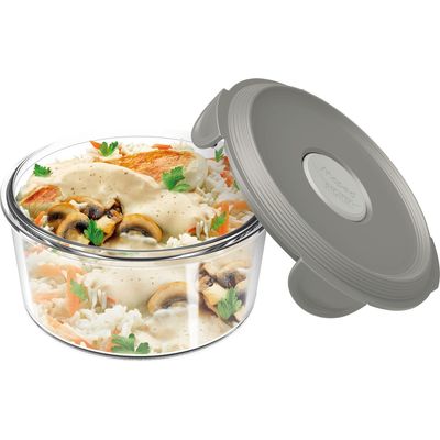 Maped Picnik Concept Adult - Boite à déjeuner en verre compact 800 ml - gris