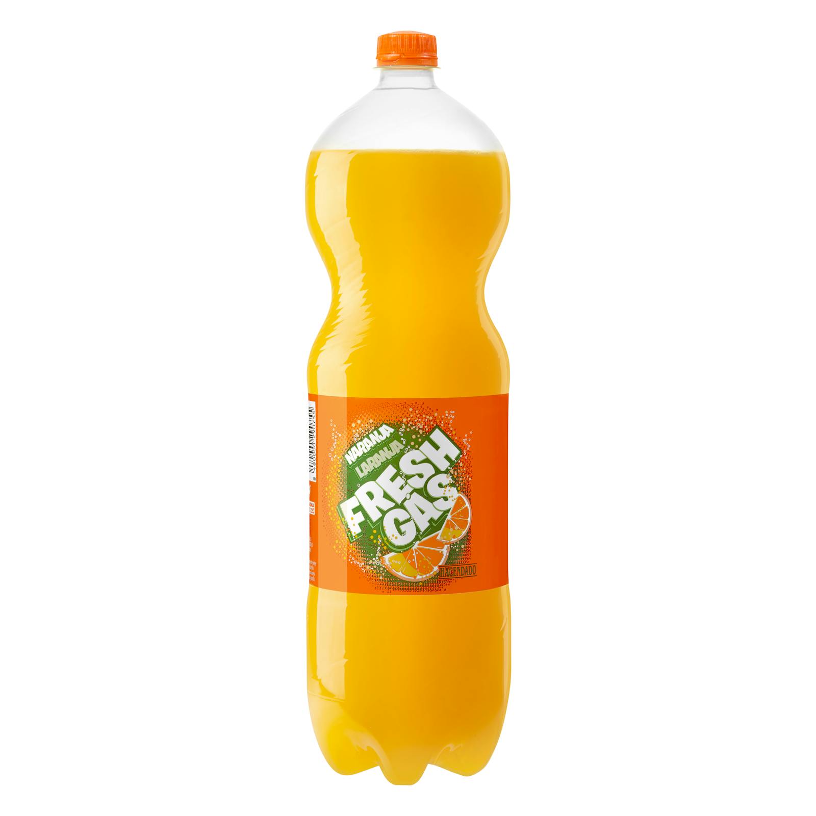 Soda à l'orange et au gaz frais Hacendado