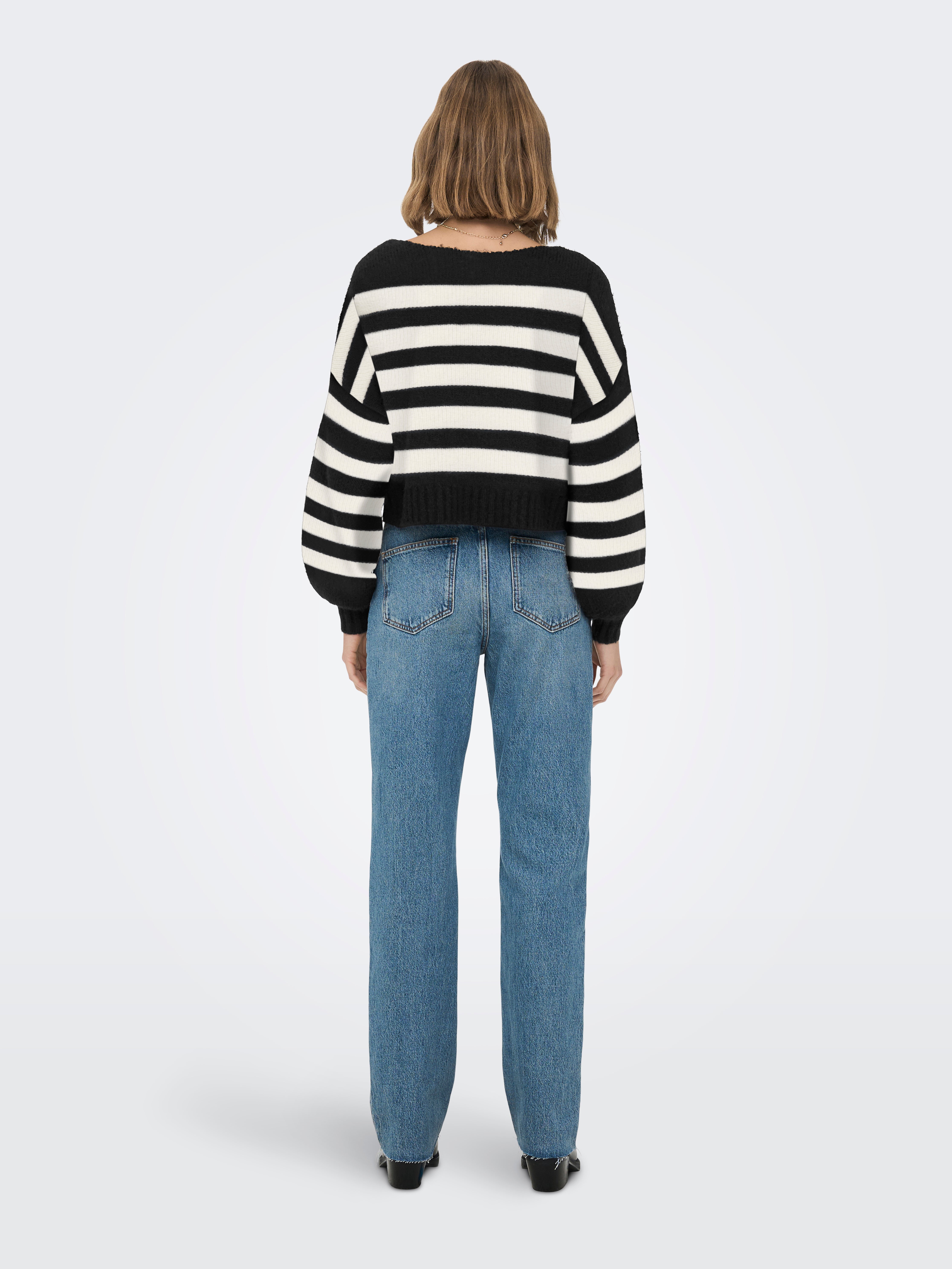 ONLAYA Strickpullover Black