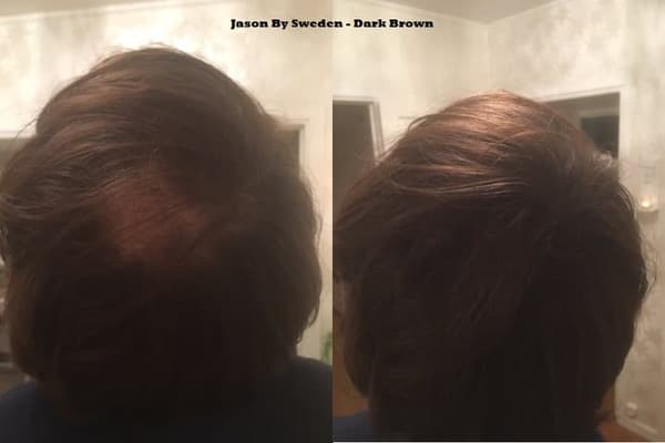 Jason By Sweden Refill Hårfibrer 30g - Mørkebrun