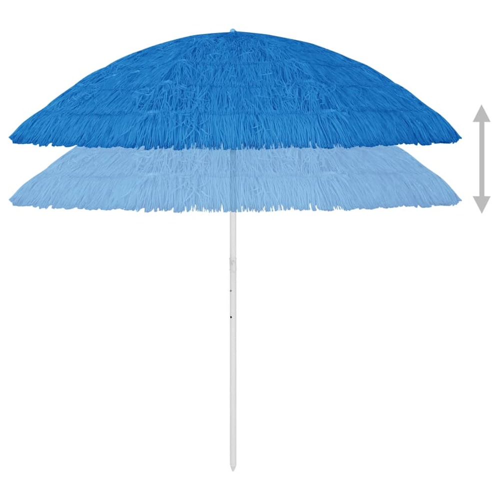 Parasol de plage hawaii 300 cm bleu