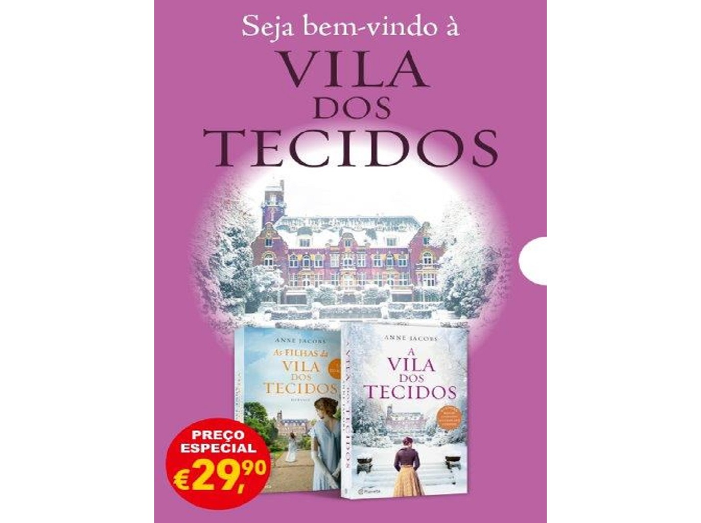 LIVRO PACK A VILA DOS TECIDOS DE ANNE JACOBS