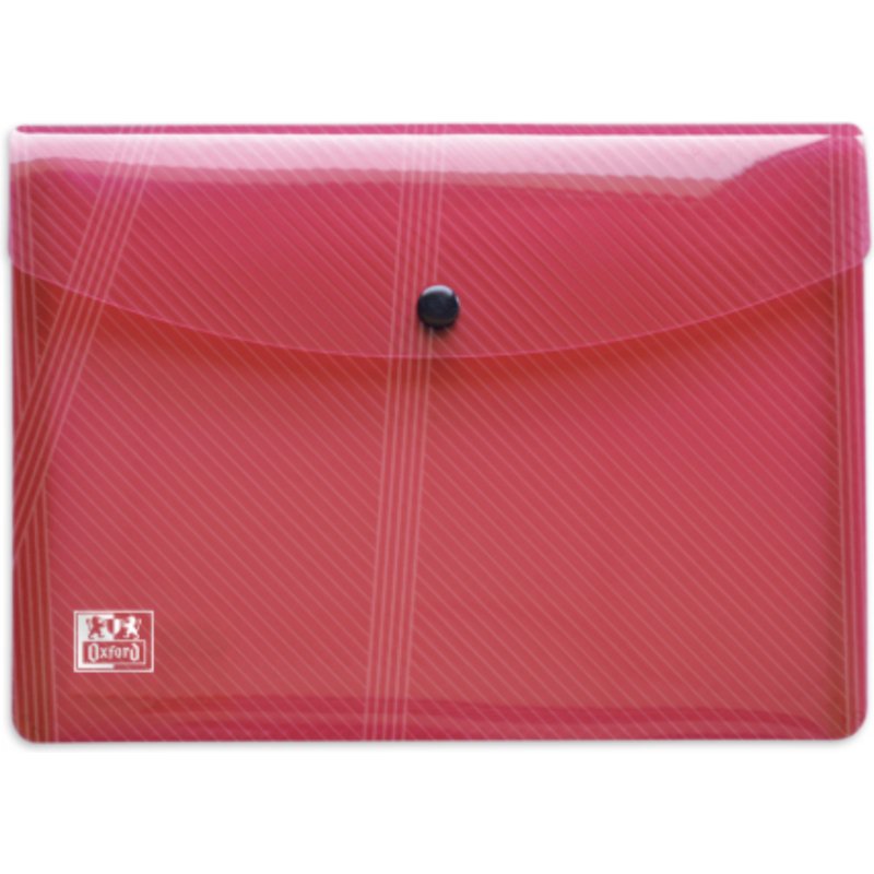 Pochettes de rangement à pression Oxford Hawaï 18 x 25,5 cm couleurs assorties