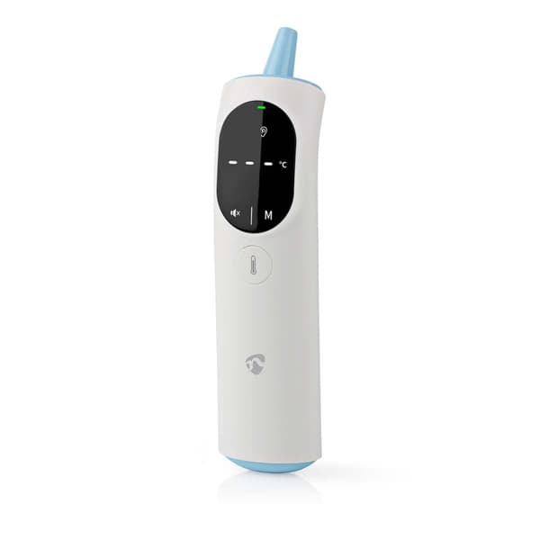 SmartLife Infrarød Termometer | LED Vise | Øre / Panne | Hvit