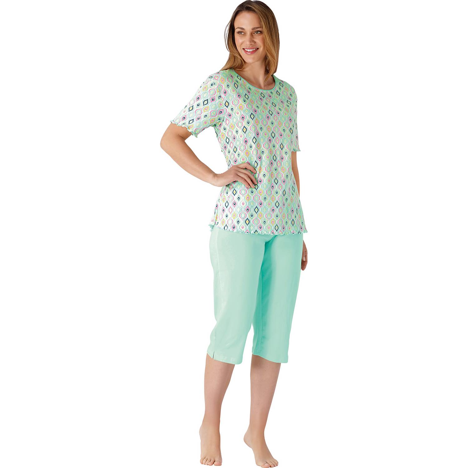 Hajo Single-Jersey Damen-Schlafanzug