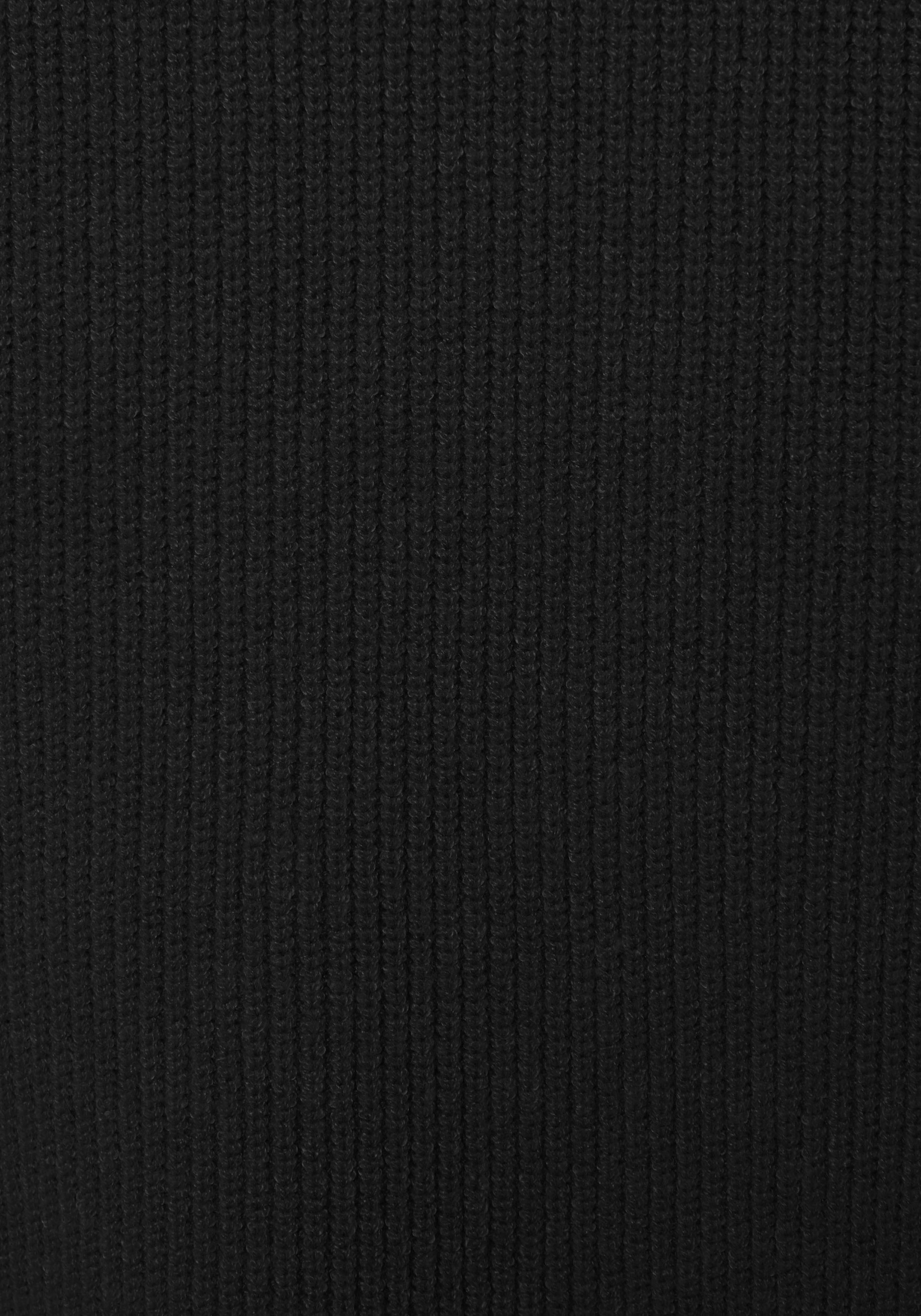 LASCANA Strickkleid mit Bindegürtel,  und V-Ausschnitt, Herbst- Winterkleid, casual-elegant