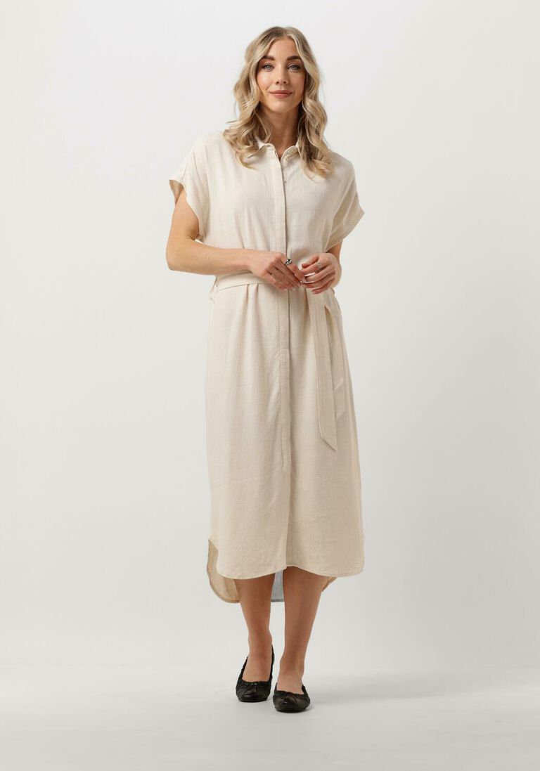 OBJECT zand object midi jurk objsanne adil shirt dress