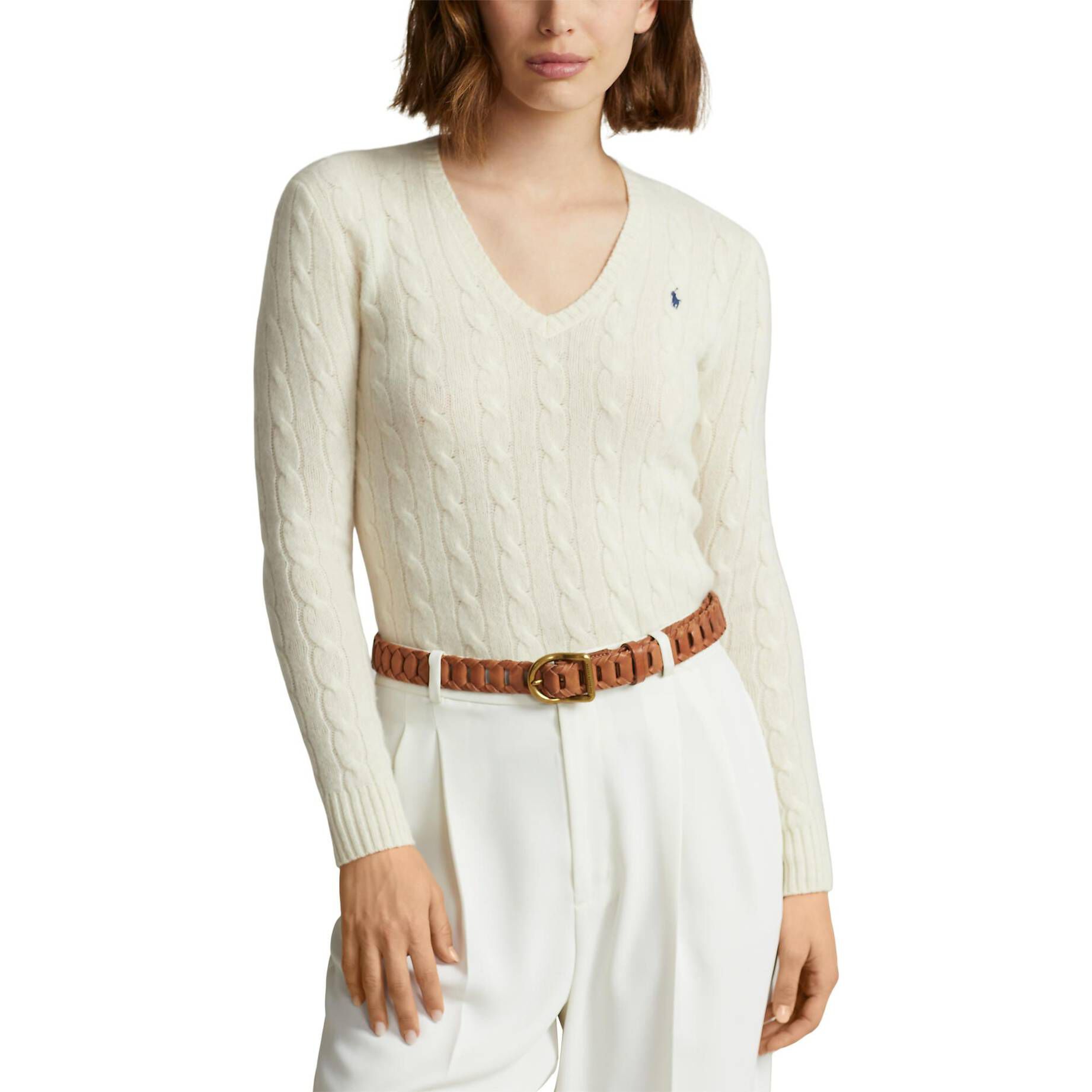 Polo Ralph Lauren| Damen Strickpullover mit Kaschmir
