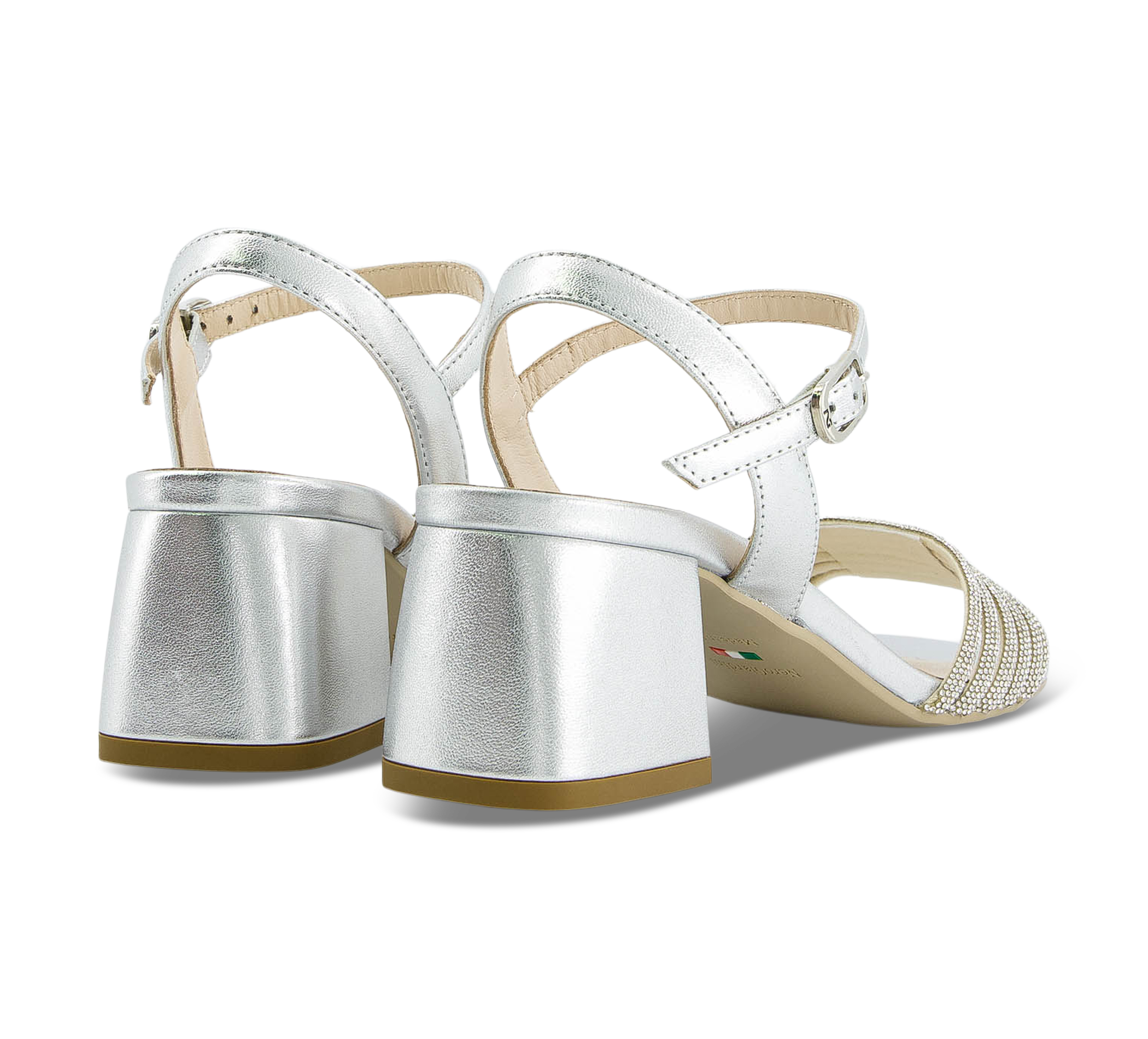 Nero Giardini Riemchensandalen silber