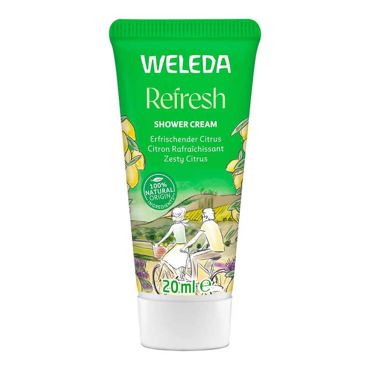Weleda Refresh Shower Cream Citrus, 20 ml