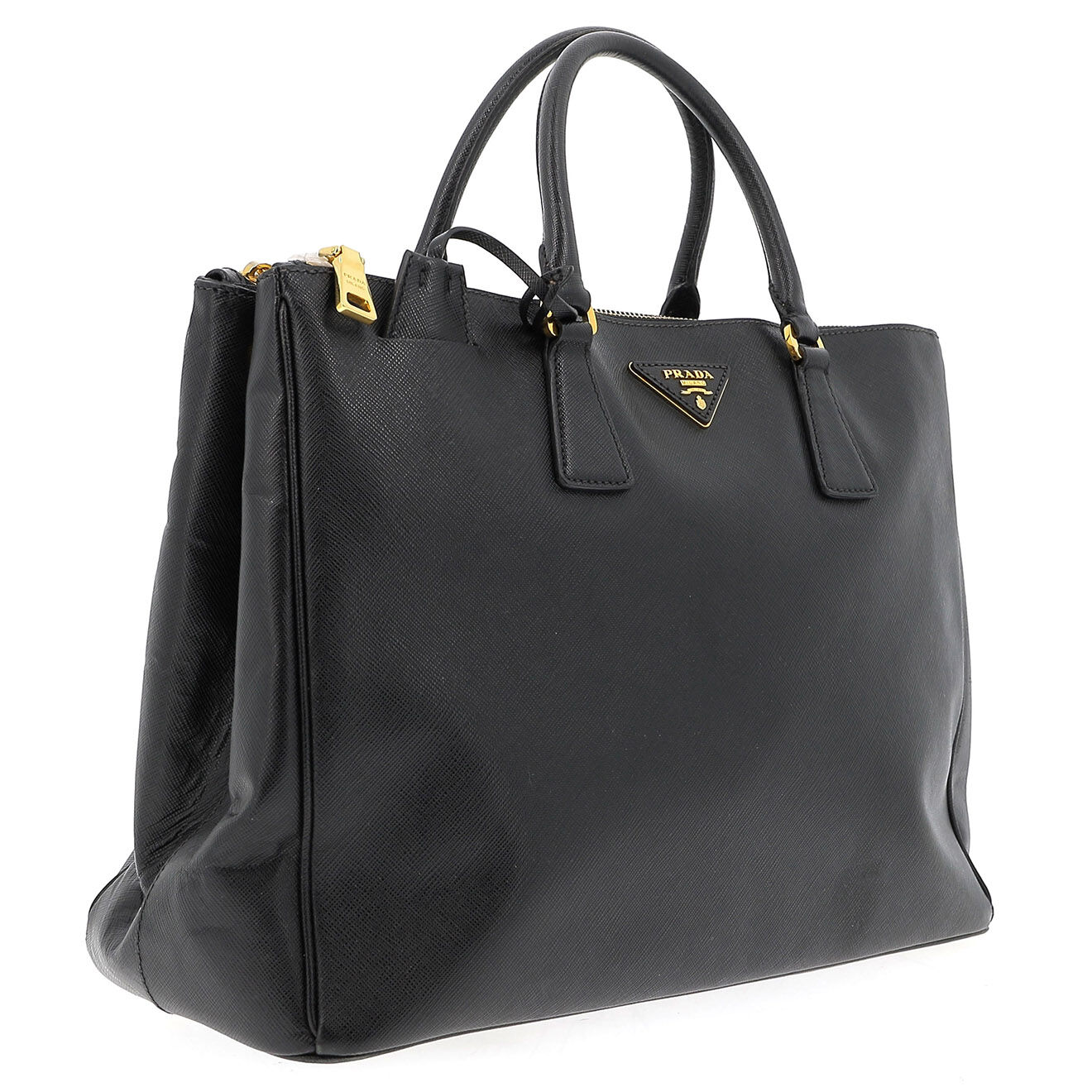 Prada Sac à main Galleria Classique en Cuir noir Etat: Très bon état - Longueur 35 cm