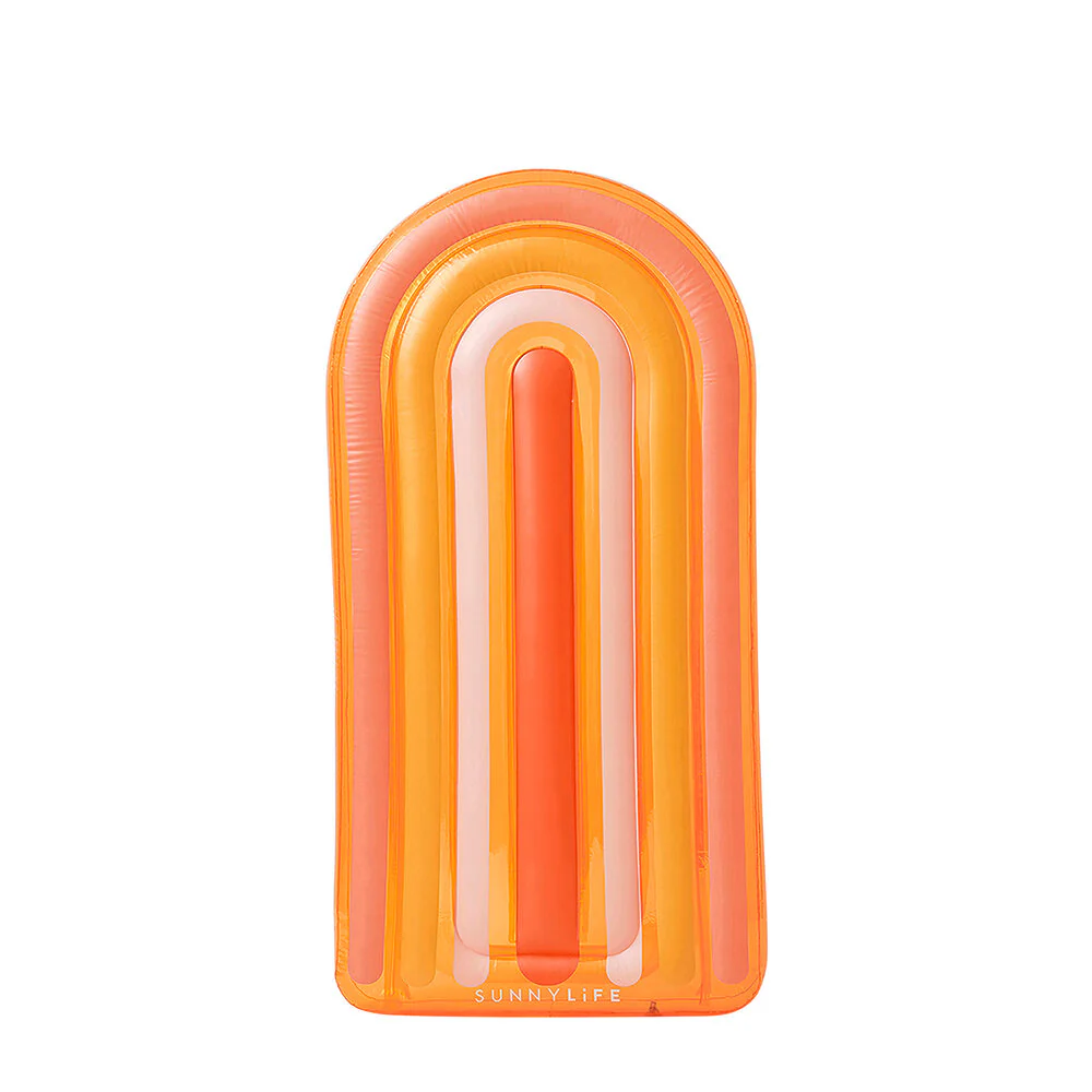 SUNNYLiFE  Luxe Lie-On Float luftmadras - Rainbow