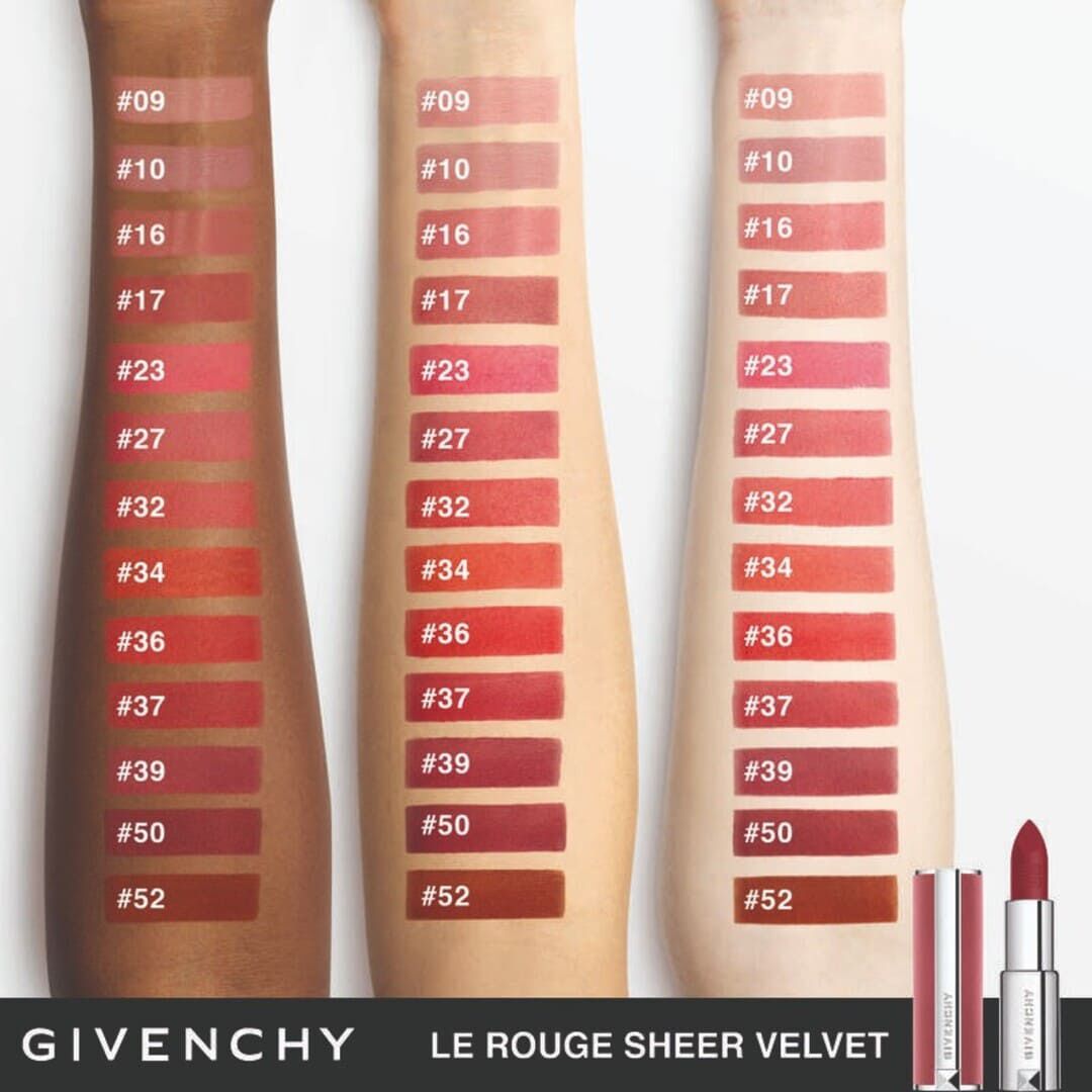 GIVENCHY LÁBIOS Le Rouge Sheer Velvet