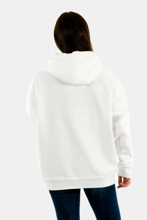 sweat tommy jeans dw0dw11815 blanc