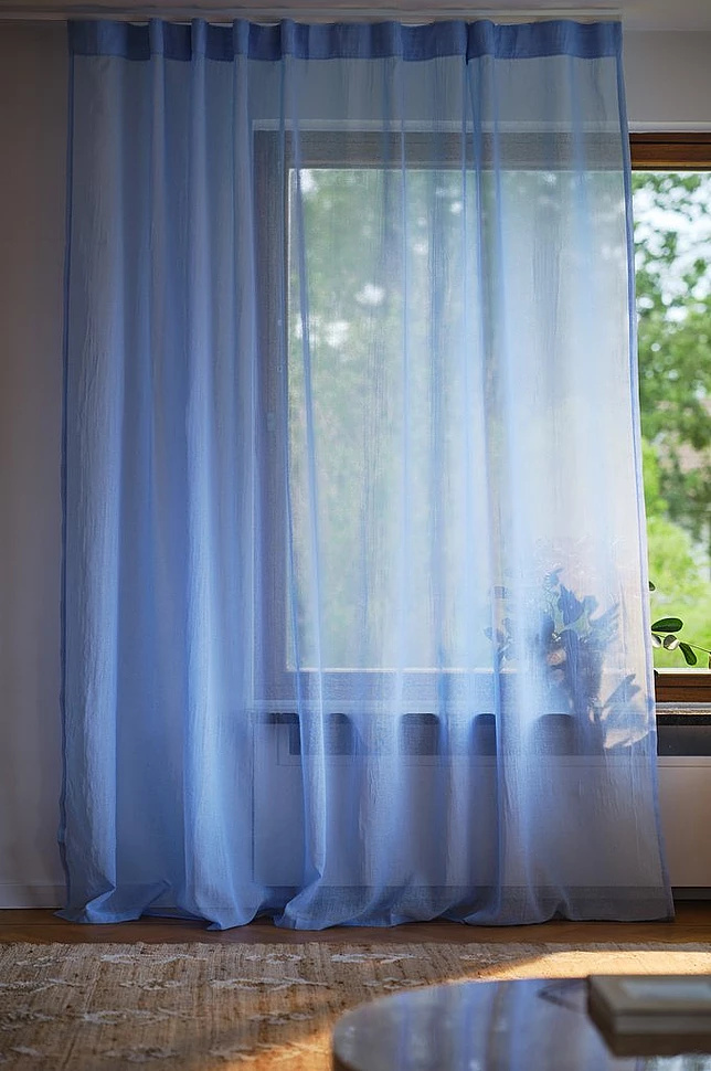 CAISA gardin med multifunksjonsbånd 1-lengde ekstra bred