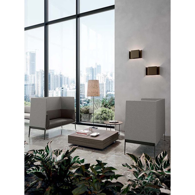 Canapé acoustique Gaia Privacy - tissu laine 70%, certifié non feu