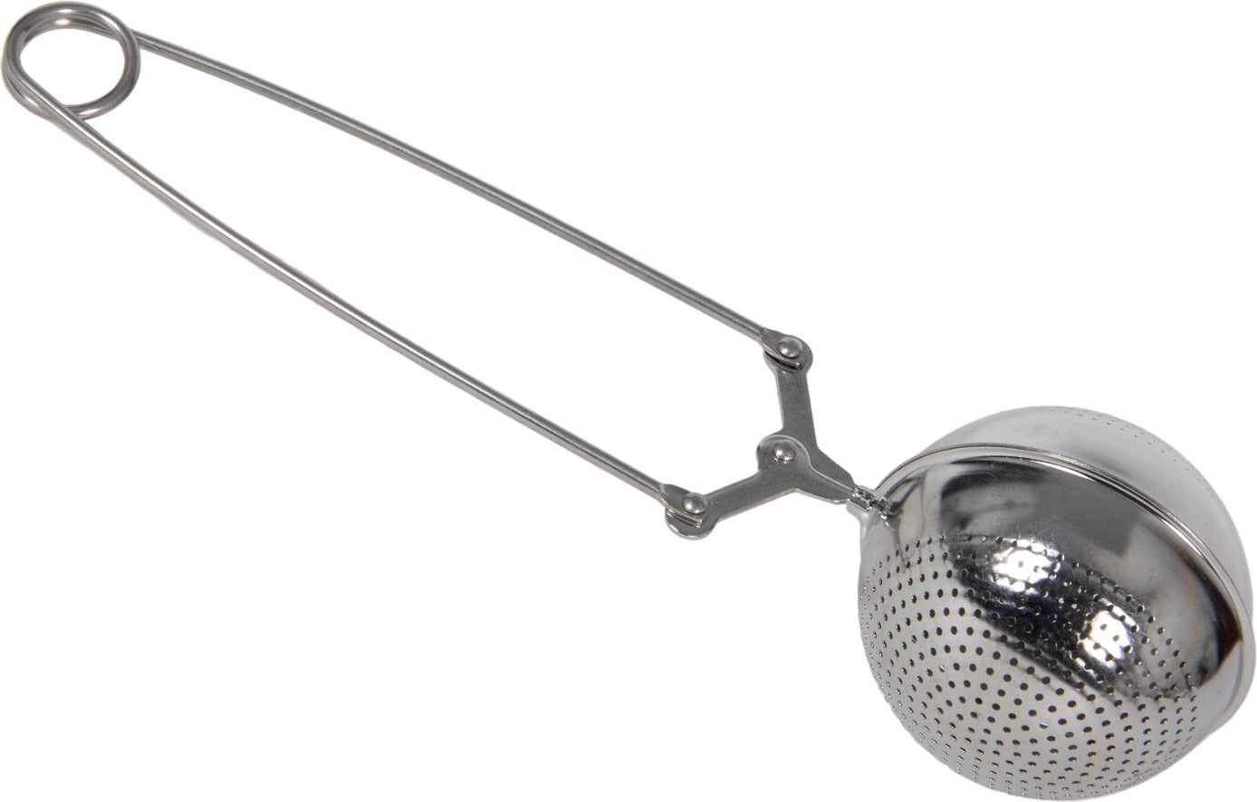 Theeknijper RVS zilver D 5 H 16,5 cm