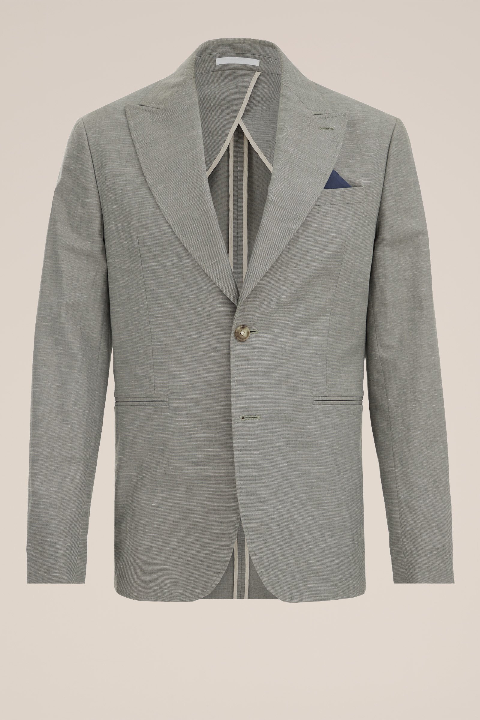 premium linnenmix blazer Van Gils Lichtgroen
