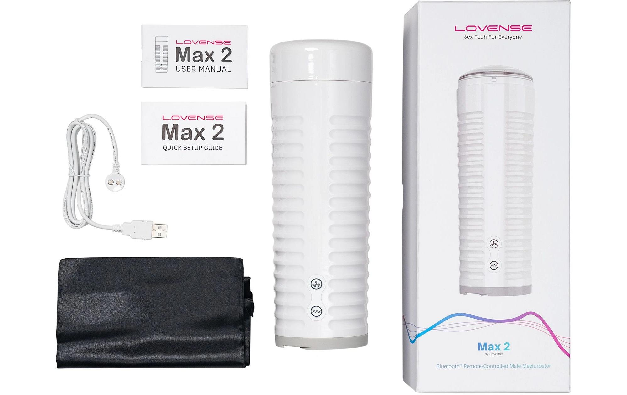 Masturbator Max 2 Weiss<br>Sextoy für den Mann