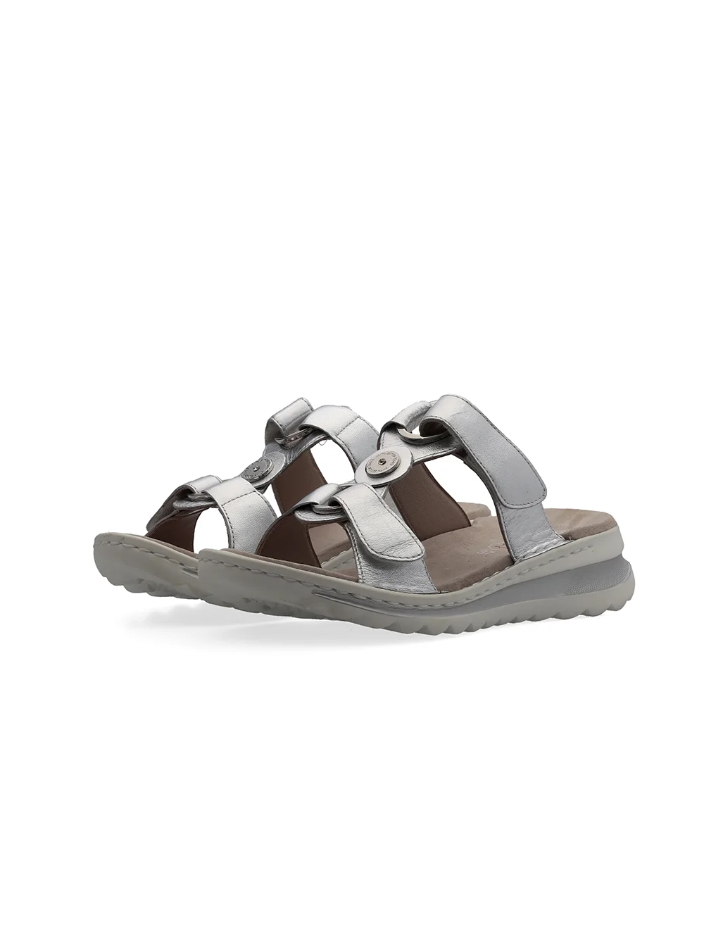 Pantolette Tampa silber