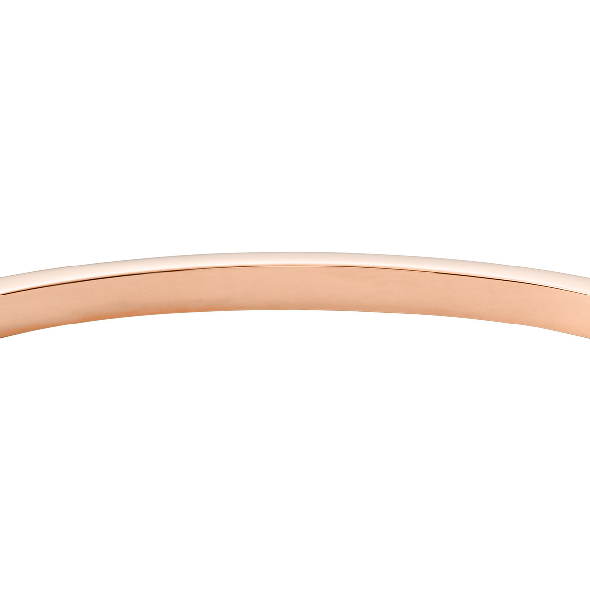 Bracelet FOSSIL acier inoxydable doré rose rigide