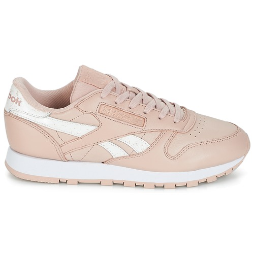 Reebok Classic - CLASSIC LEATHER - Rose / blanc