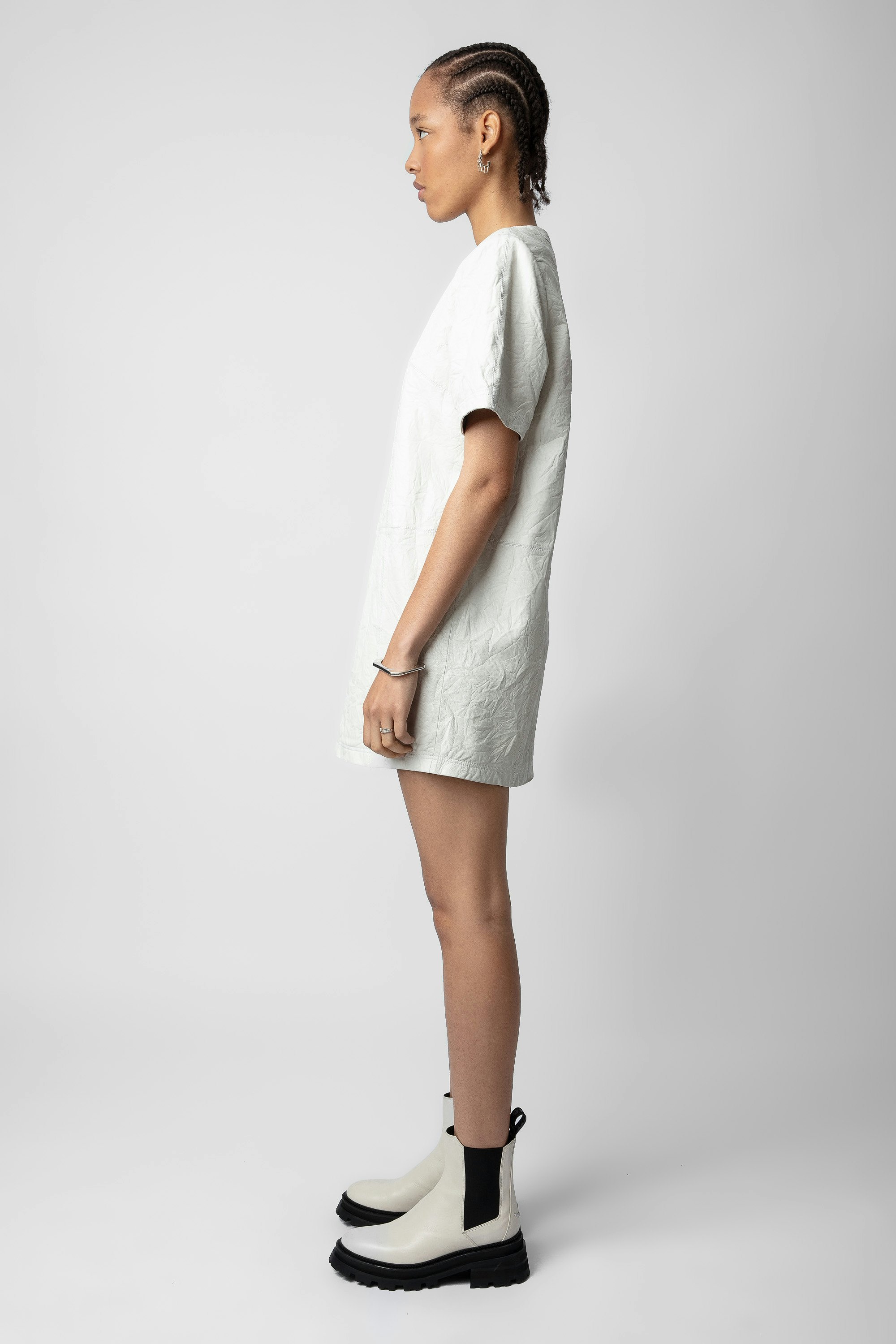 Robe Riddy Cuir Froissé
