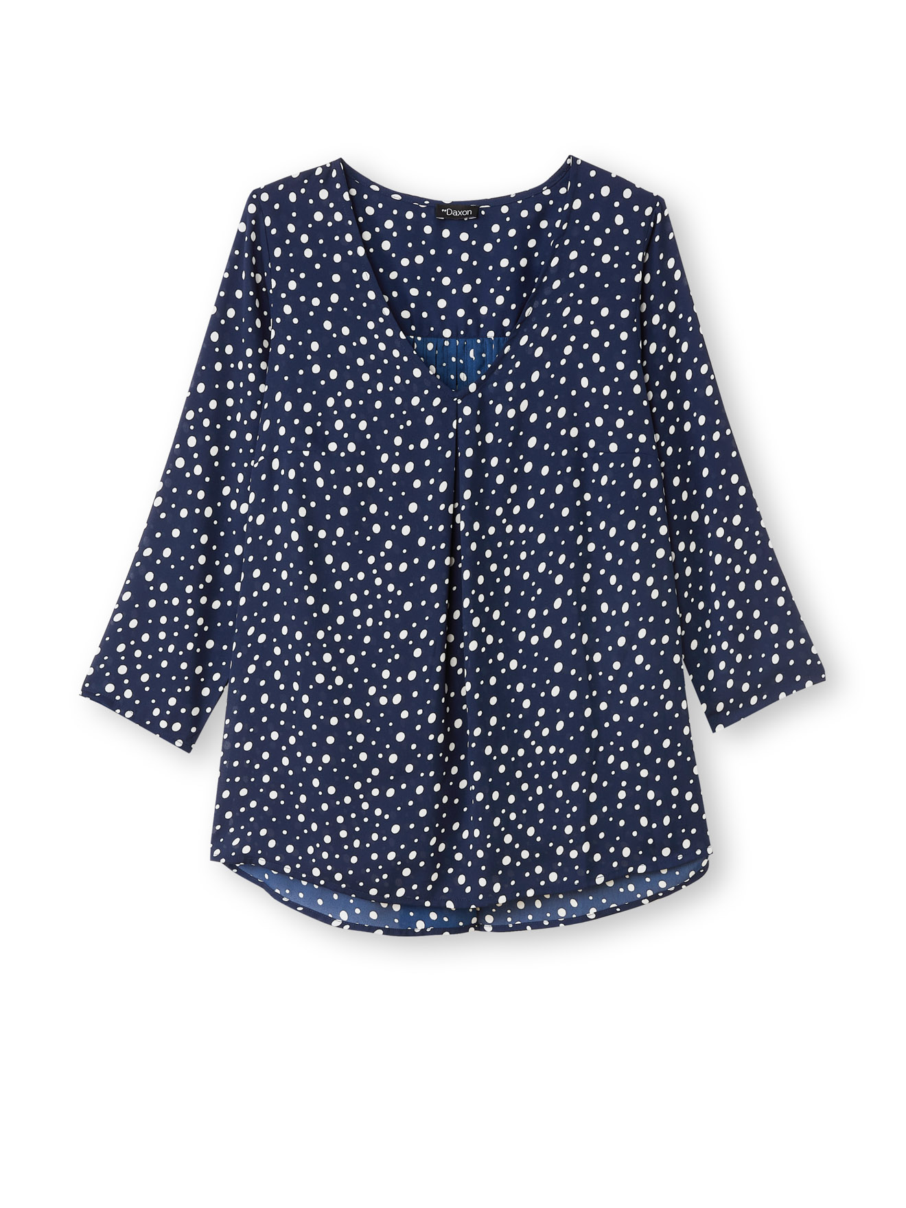 Blouse à plis en crêpe