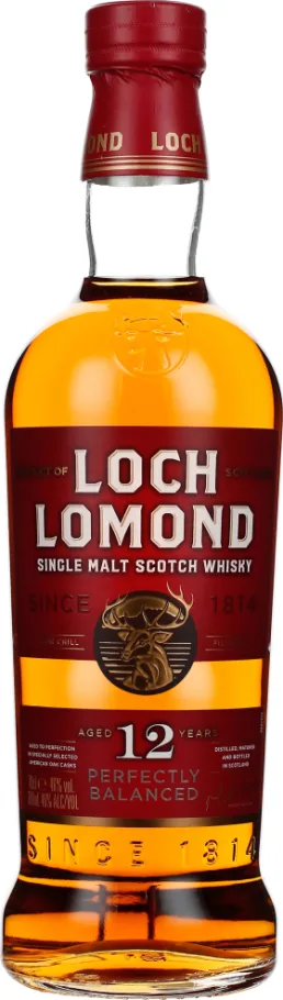 LOCH LOMOND 12 YEARS SINGLE MALT 70CL