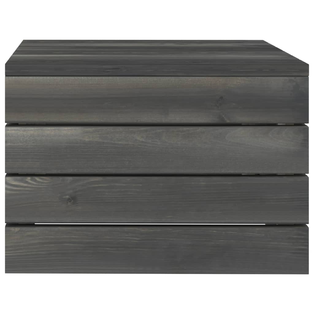 Salon de jardin palette meuble d'extérieur ensemble de mobilier 6 pièces avec coussins bois de pin massif