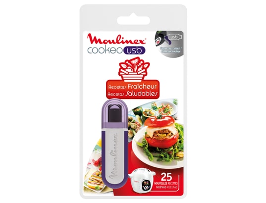 MOULINEX - Accessoire mijoteur XA600511 Clé USB 25 recettes Fraîcheur