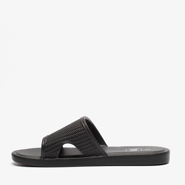 Dames badslippers zwart