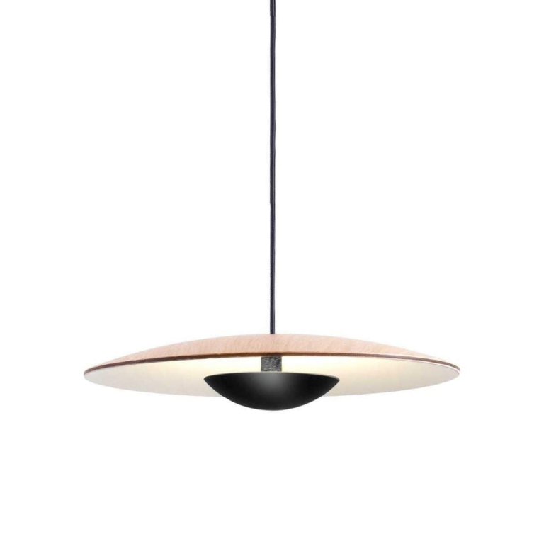 Marset Ginger Ø32 hanglamp LED phase cut eiken/wit