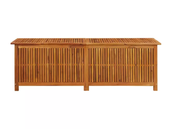 Boîte de rangement de jardin 175x50x58 cm Bois d'acacia solide