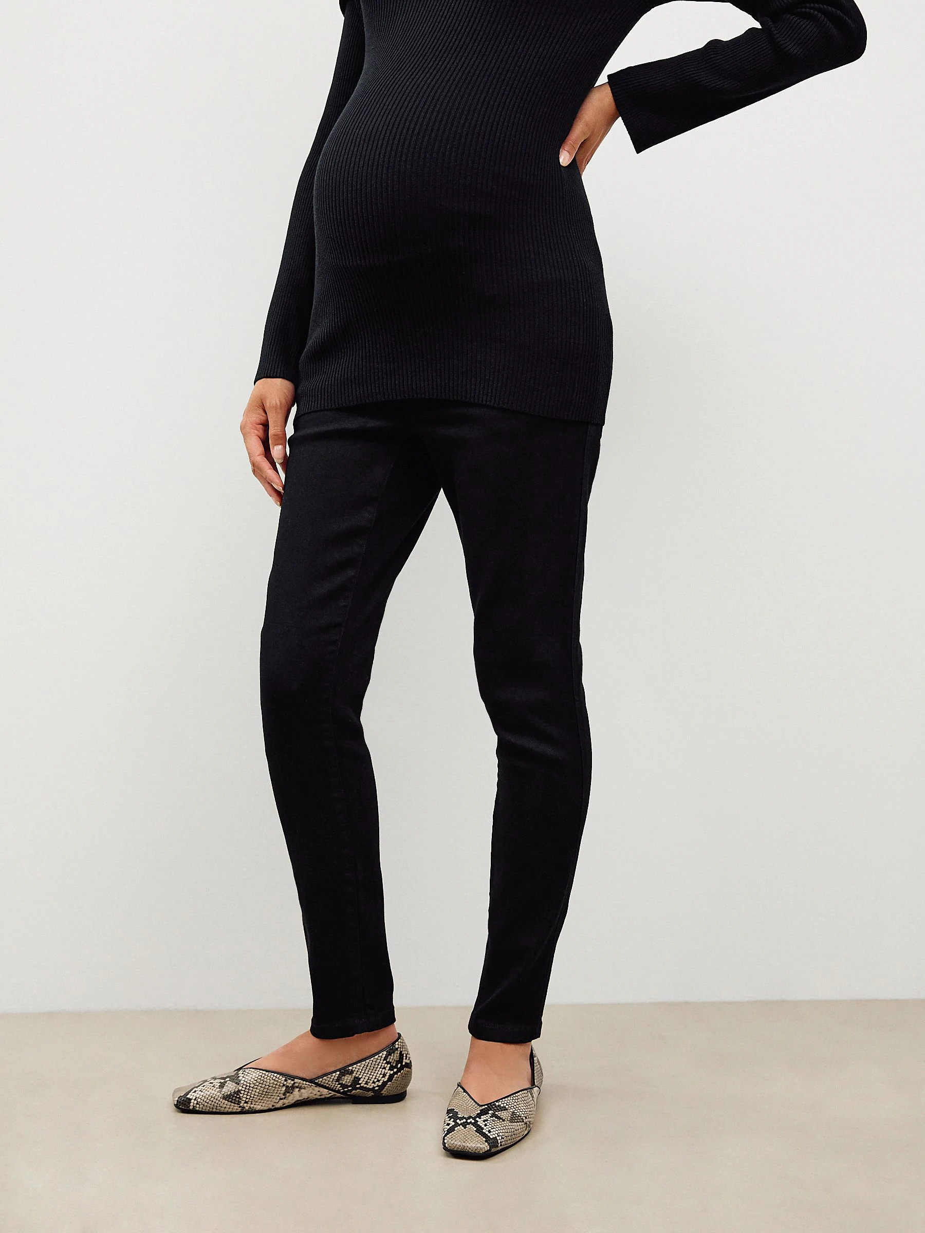 Zwart - Skinny zwangerschapsjeans
