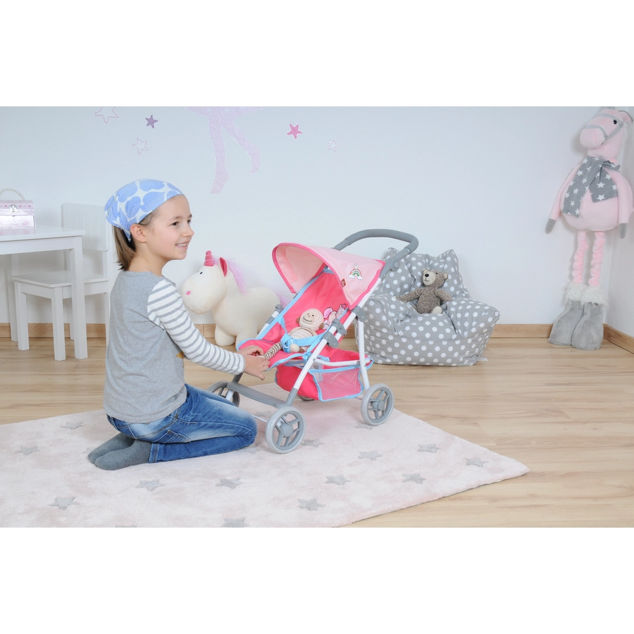knorr toys® Puppenbuggy Liba NICI Theodor & Friends rosa