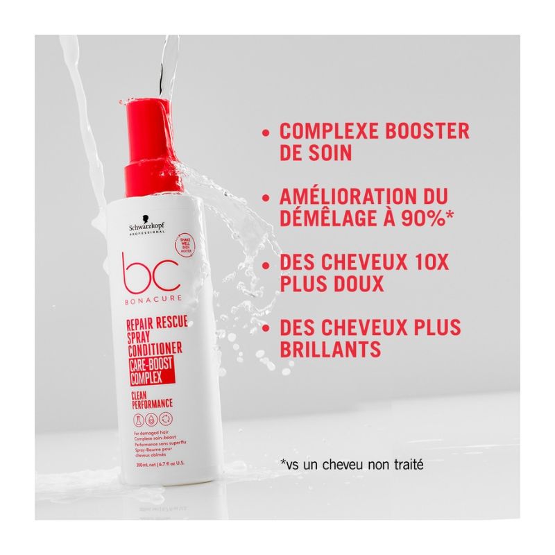 Spray-Baume Bonacure Clean Repair Rescue Schwarzkopf 200ml