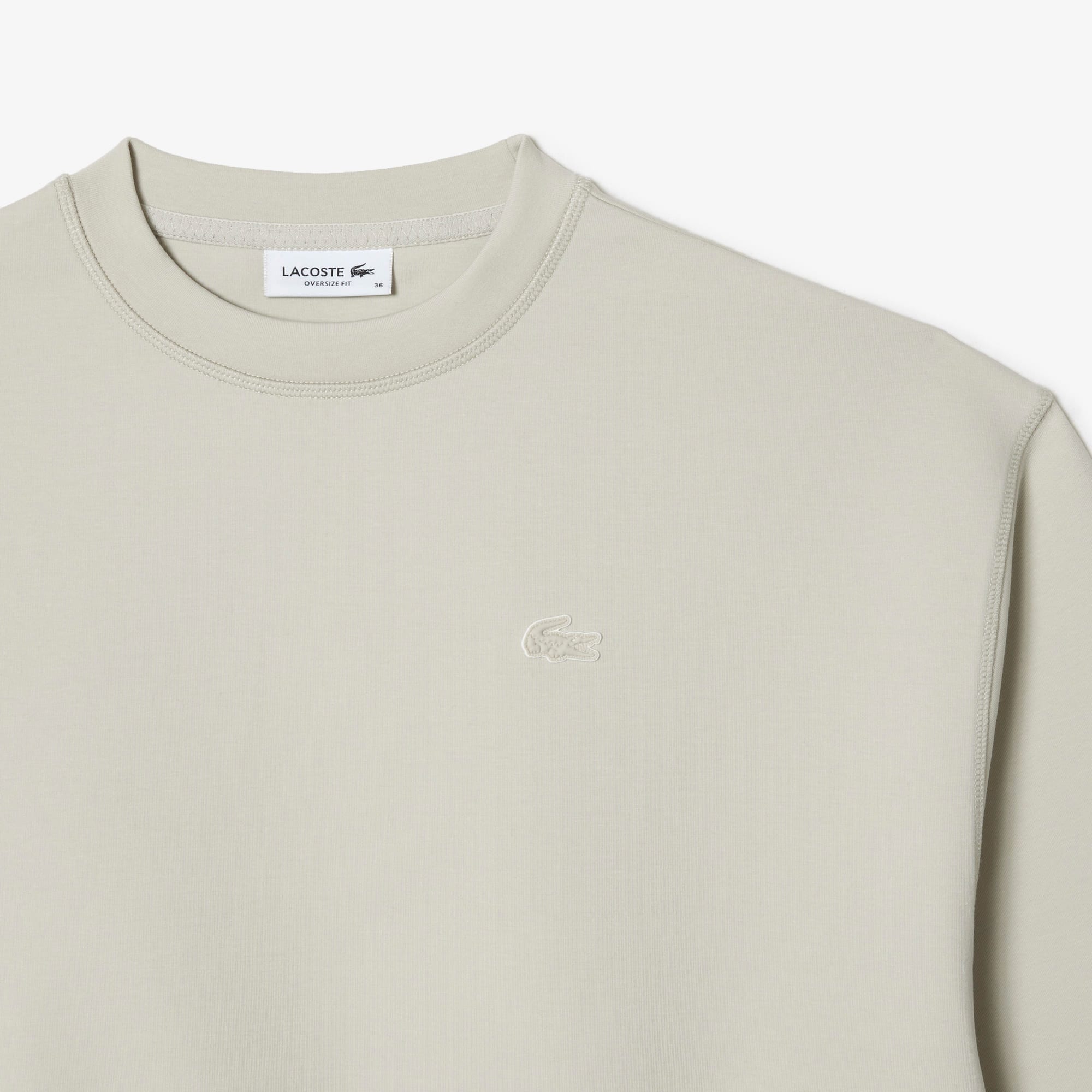 Sweatshirt Jogger femme Lacoste imprimé au dos Sweatshirts - Beige - Lacoste - Femme