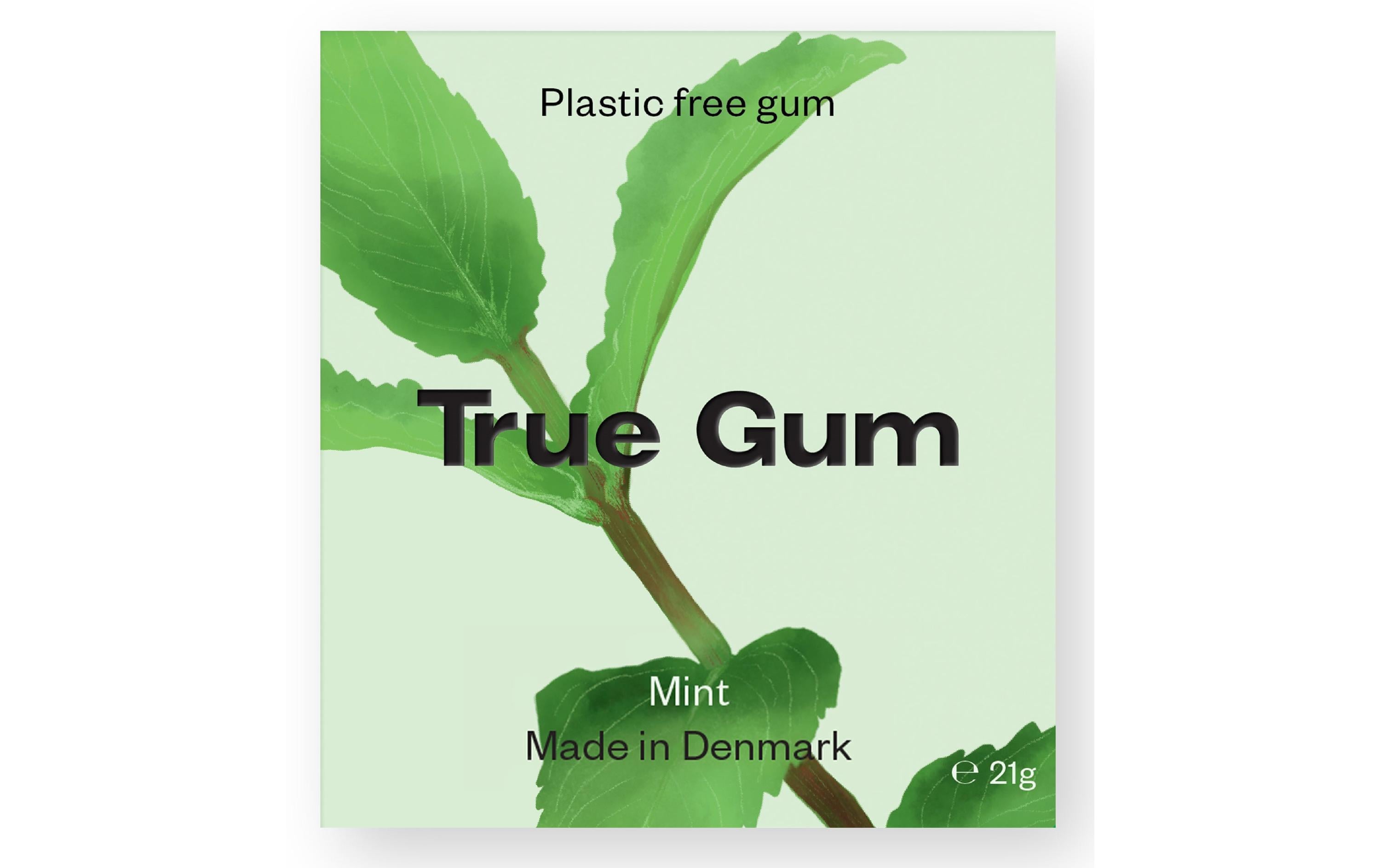 Kaugummi Minze 21 gVeganer und plastikfreier Kaugummi
