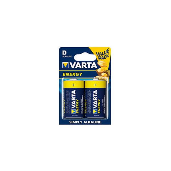Varta Pilhas Alcalinas LR20 (D) 1.5V Pack 2 Un.