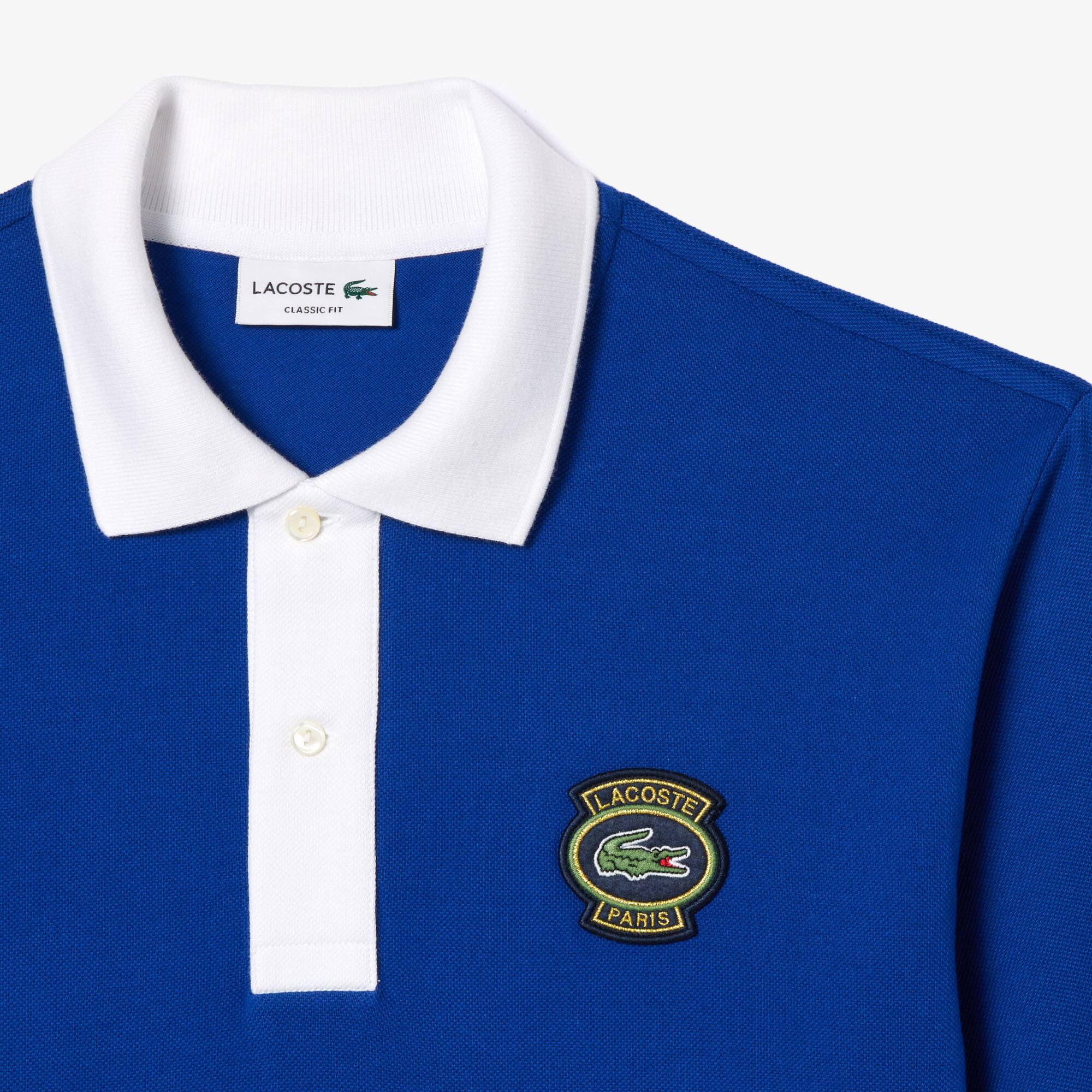 Originales L.12.12 Poloshirt mit LACOSTE Aufnäher Kurze Ärmel - Blau - Lacoste - Herren