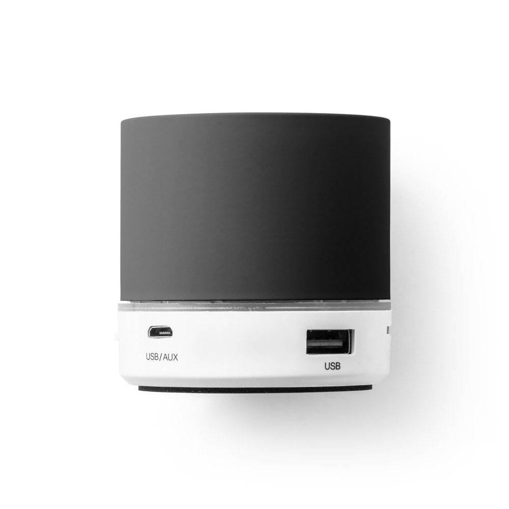 hi!dea 97253 - Haut parleur portatif en ABS avec microphone