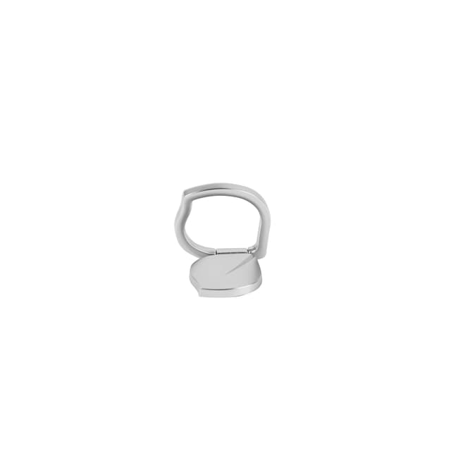 GEAR Finger Ring Blad Roterende med Standerfunktion Mat Sølv