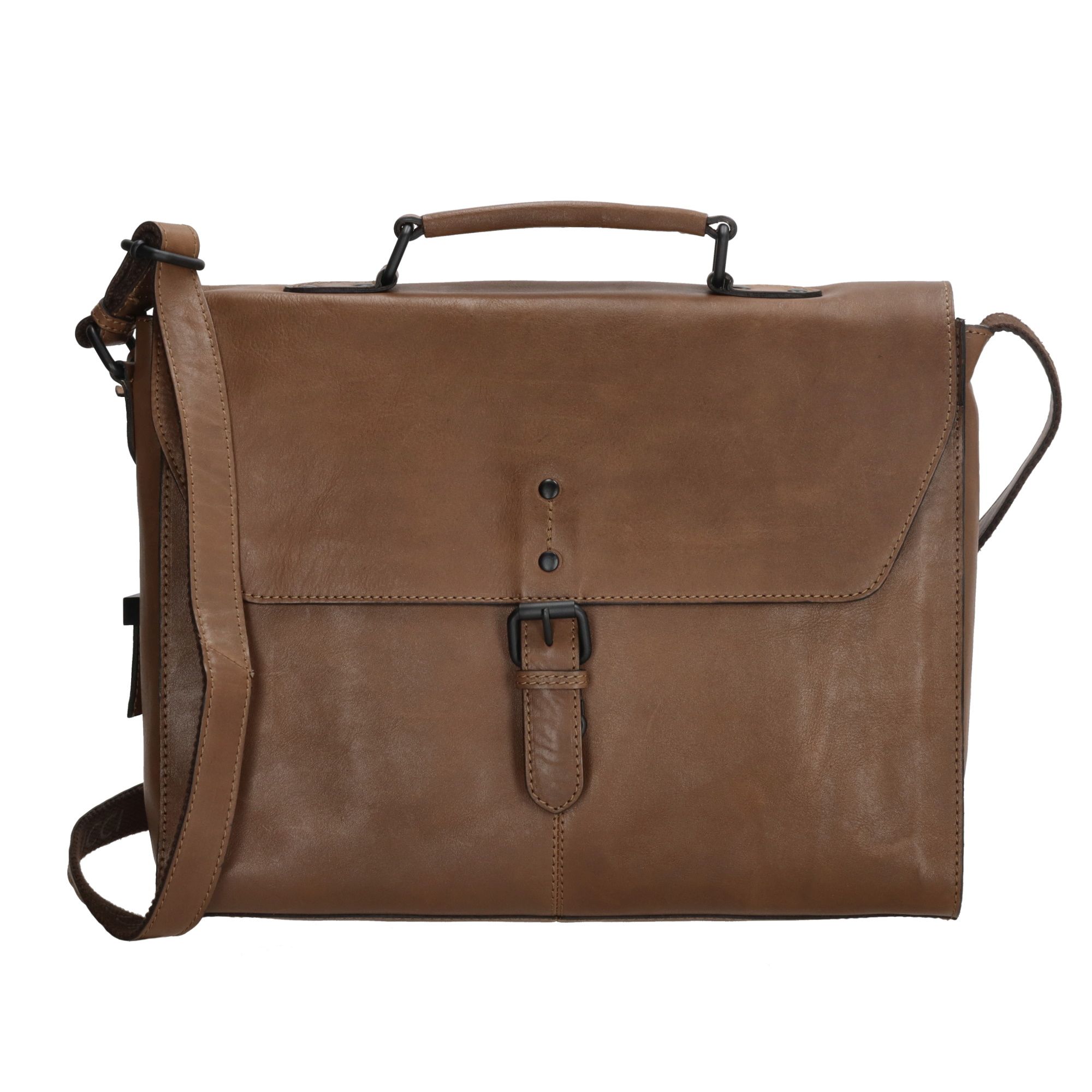 Genicci Prantik Stavanger Messenger Bag 13,3 inch Zand