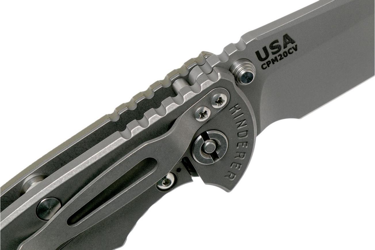 Rick Hinderer XM18 3,5” Non-Flipper Spearpoint Working Finish, OD Green G10