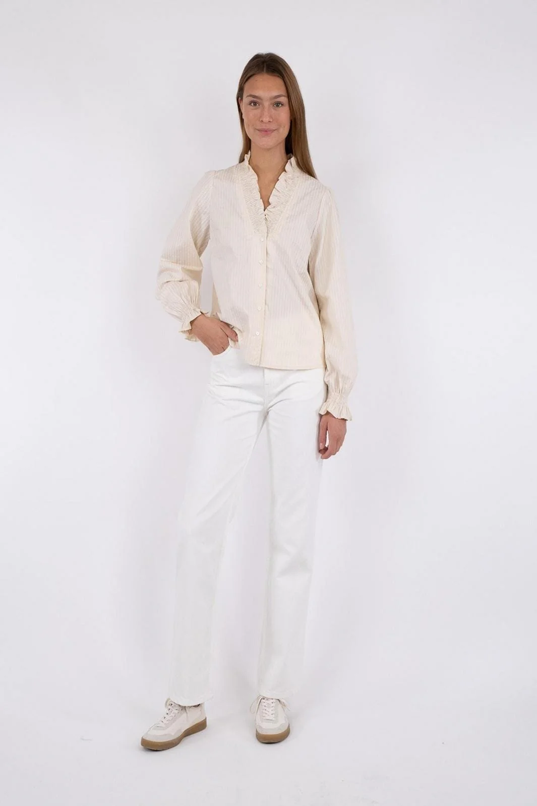 Neo Noir Brielle Single Stripe Blouse