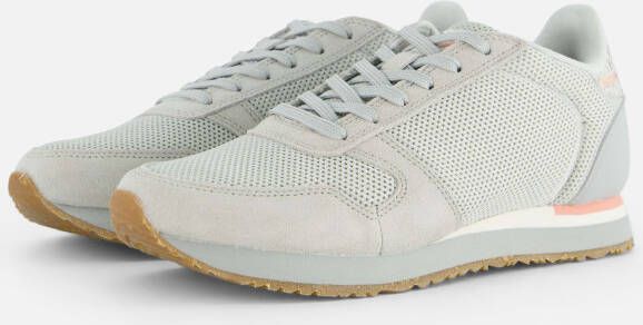 Woden Sneakers met dieren geïnspireerd design en visleren details Gray Dames